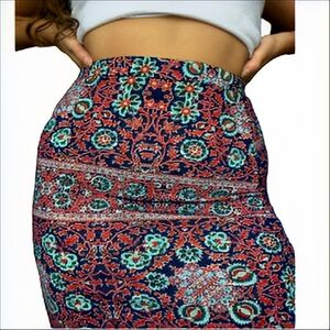 Lily White Floral Maxi Skirt Size XS